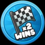 x2 Wins!